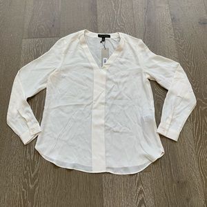Banana Republic long-sleeve v-neck blouse